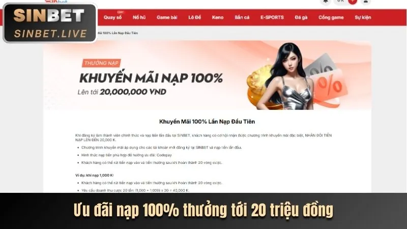 Hướng dẫn từng bước nhận khuyến mãi tại kinh33